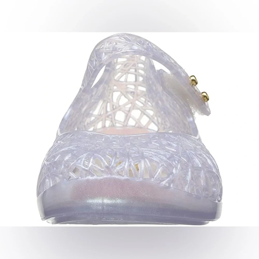NWT MINI MELISSA Campana Zig Zag Kids Mary Jane Flats Size 5T